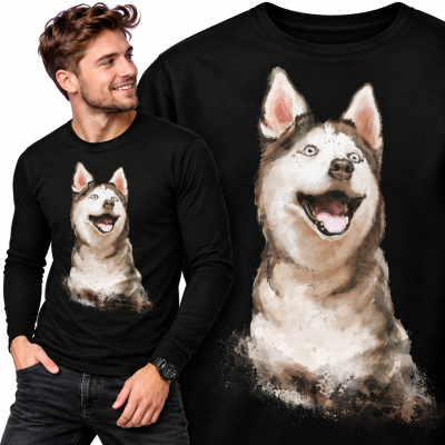 BLUZA  ZWIERZĘTA  HUSKY